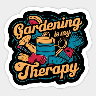 Gardening is my Therapy  | Gardening Sticker